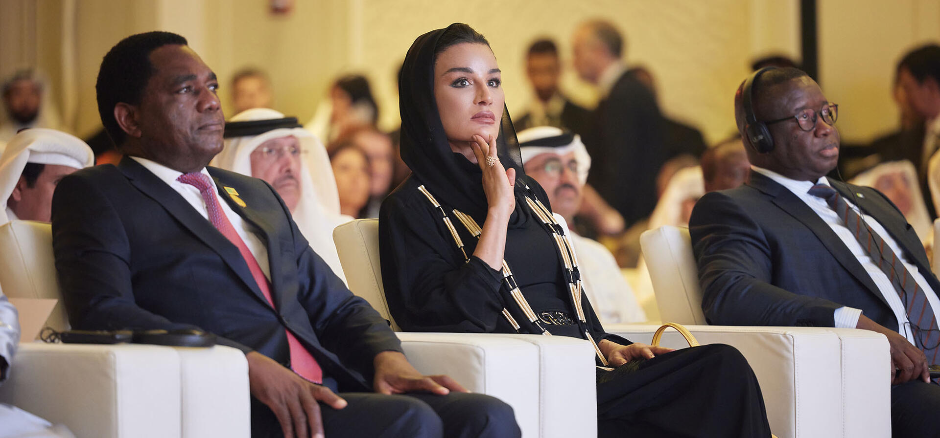 "صاحبة السمو الشيخة موزا بنت ناصر تشهد افتتاح قمة "إرثنا