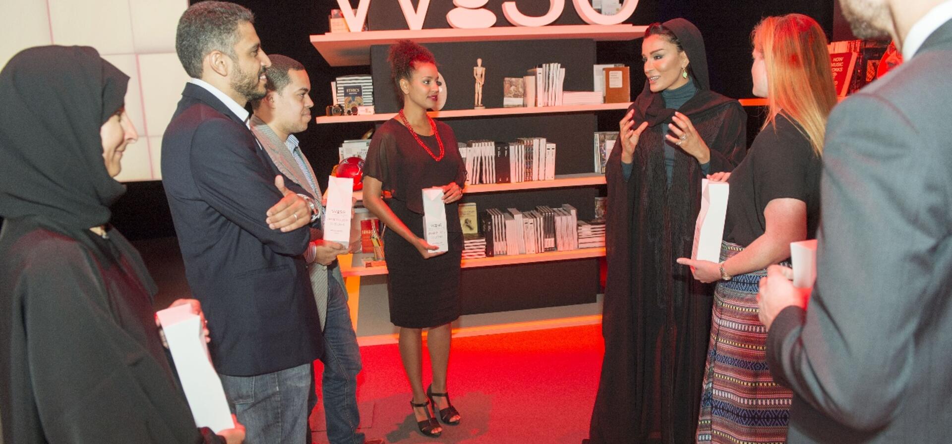 صاحبة السمو تلتقي الفائزين بجوائز /وايز 2015/