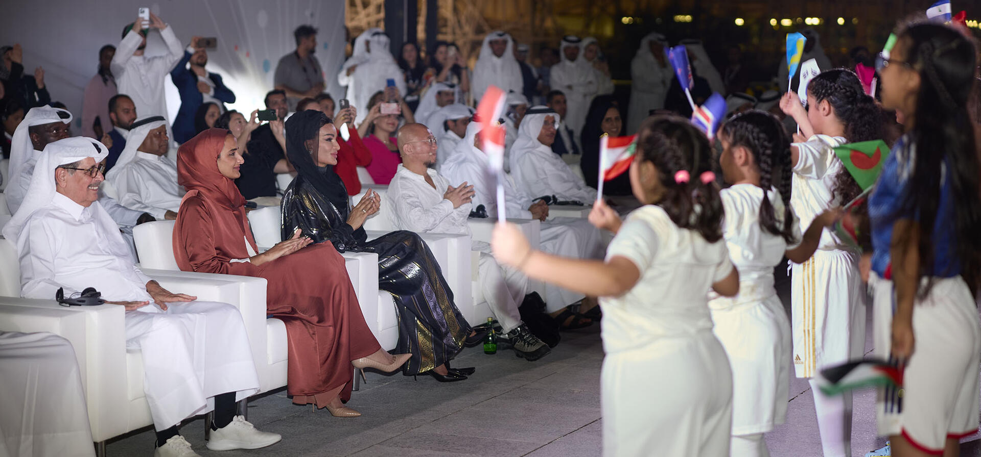 Her Highness Attends the Inauguration of art installation ‘Come Together’ AT QF