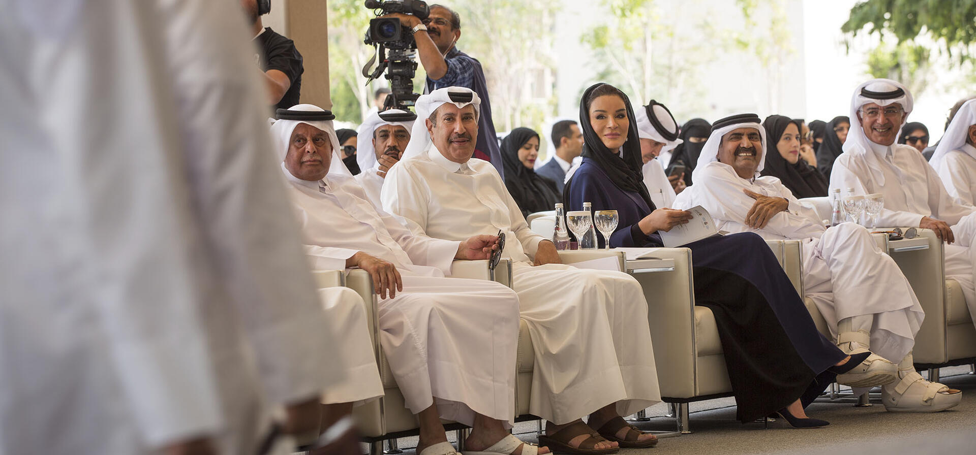 Their Highnesses attend official reopening of Tariq bin Ziad School