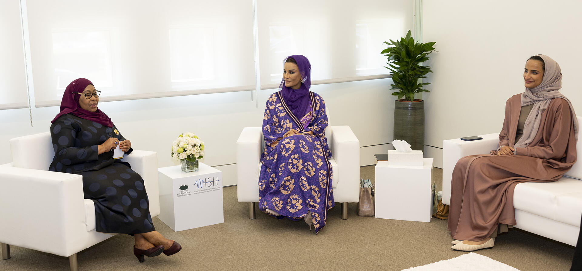 Her Highness meets with the President of Tanzania 