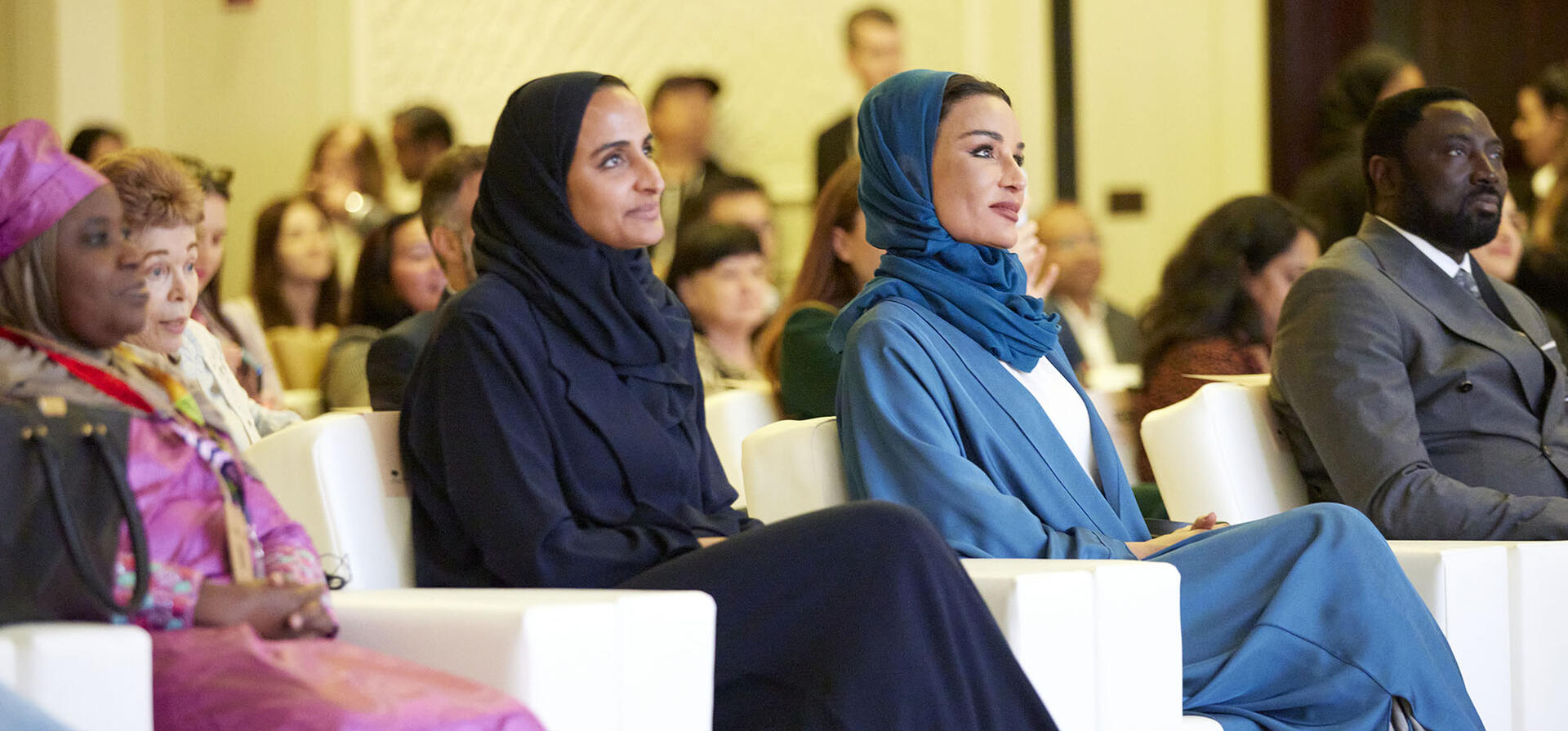 صاحبة السمو الشيخة موزا بنت ناصر تشهد الحفل الختامي لقمّة إرثنا التابعة لمؤسسة قطر