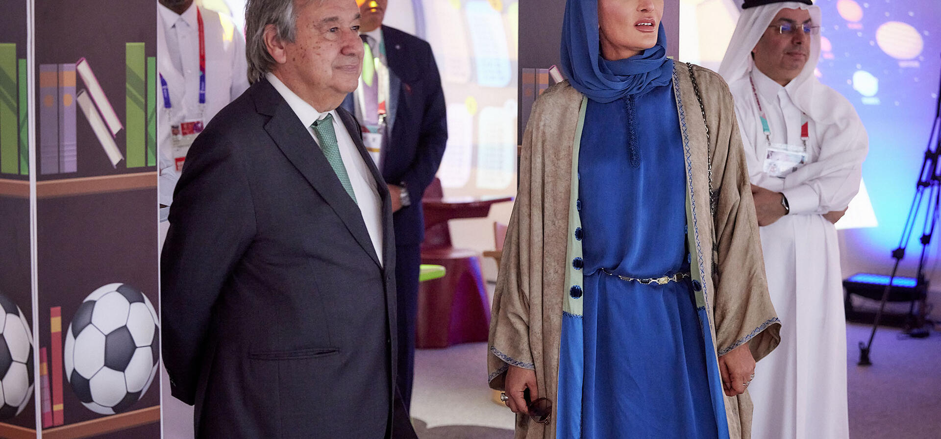Her Highness Meets with António Guterres the Secretary-General of the United Nations