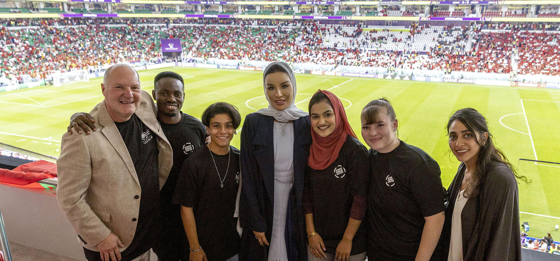 صاحبة السمو الشيخة موزا بنت ناصر تشهد إطلاق حملة "مليون وواحد" التابعة لـ "ستريت تشايلد يونايتد" 