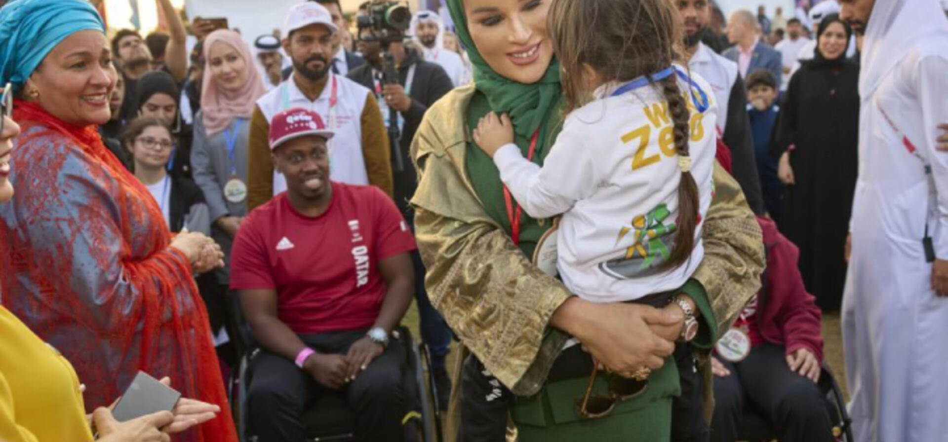 صاحبة السمو تختم فعاليات جناح أهداف التنمية المستدامة لمؤسسة التعليم فوق الجميع