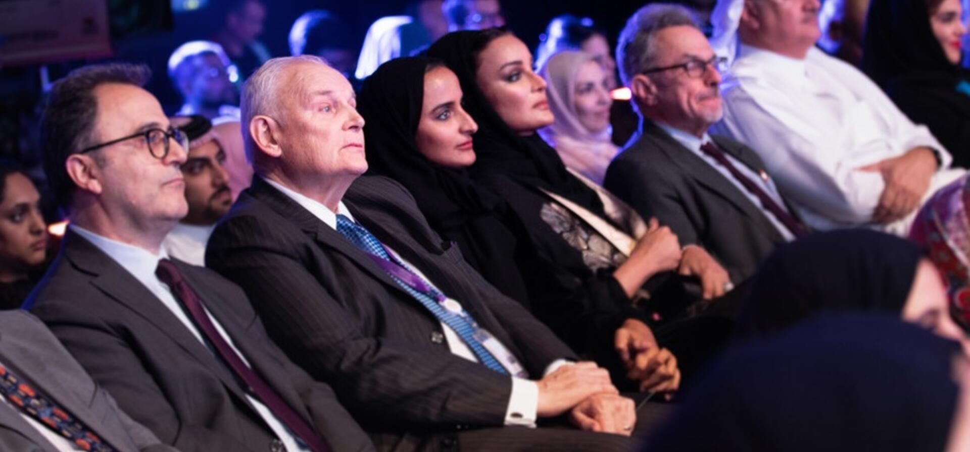 HH Sheikha Moza attends Doha Debates' debut event as new era of solution-focused dialogue is launched