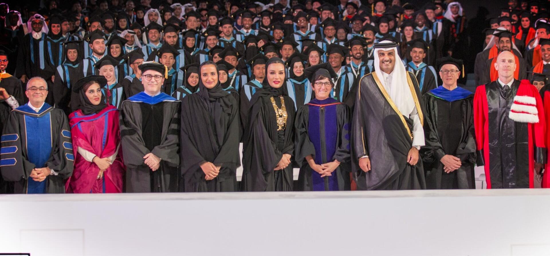 صاحب السمو أمير البلاد المفدى و صاحبة السمو يشهدان حفل تكريم مؤسسة قطر 2019