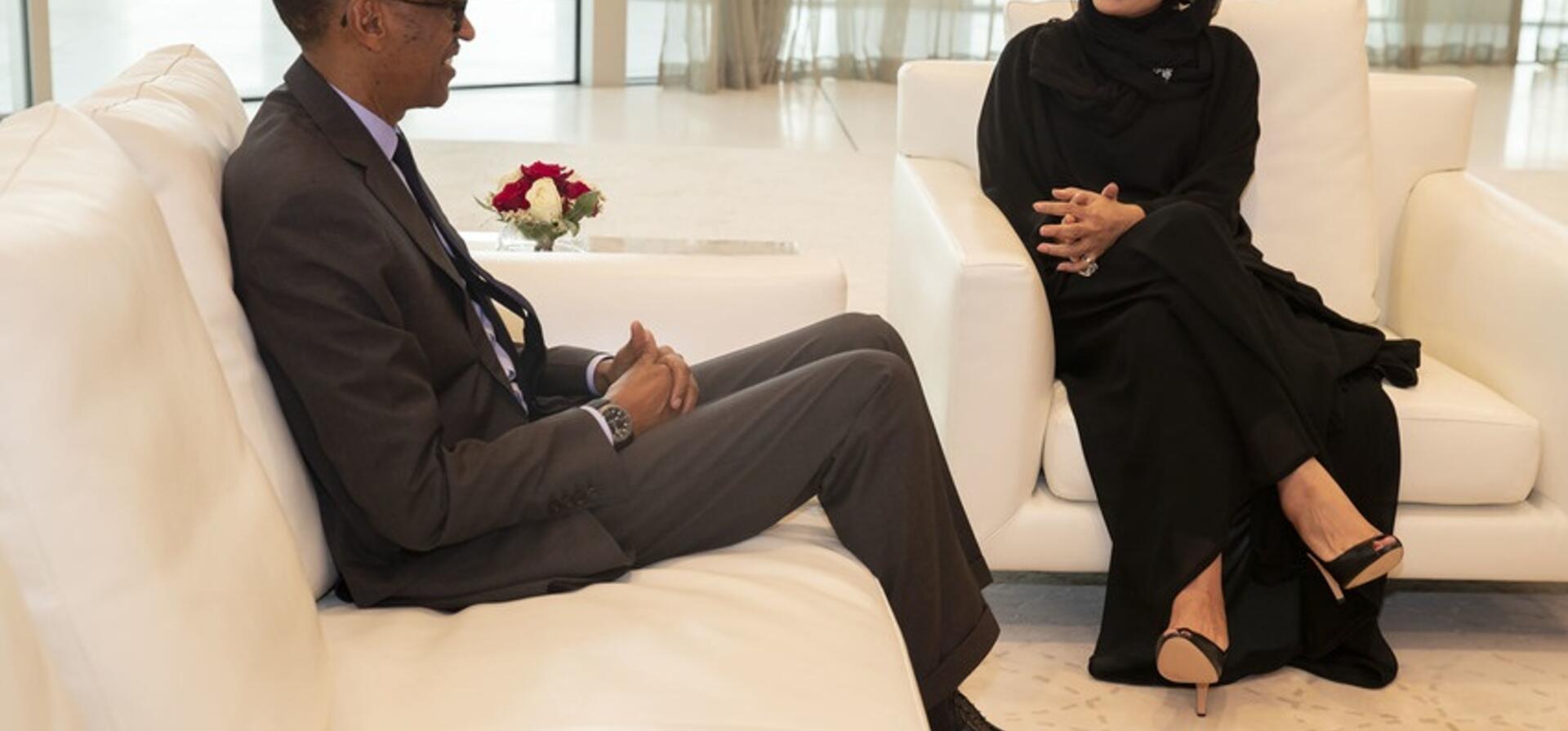 صاحبة السمو تجتمع بفخامة رئيس رواندا