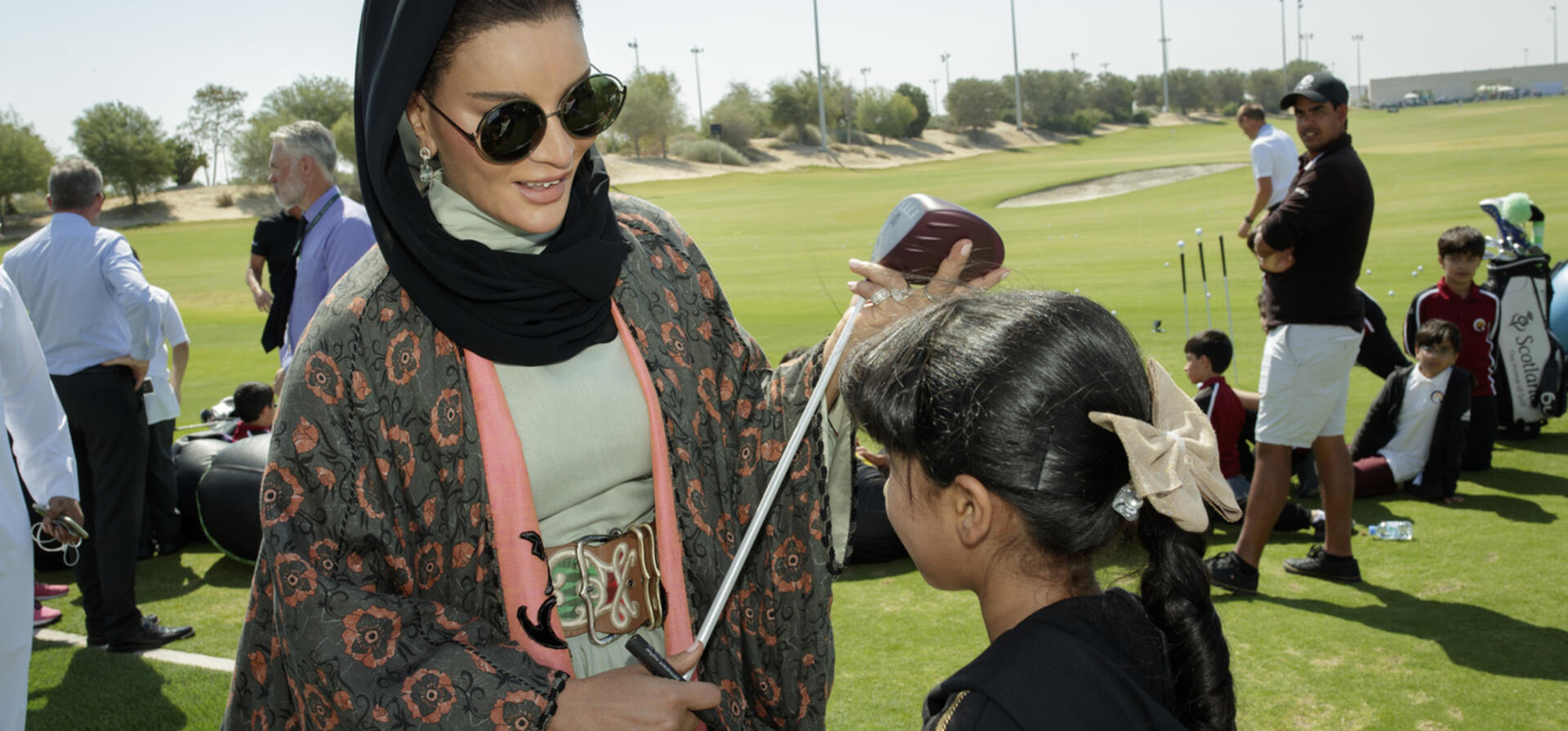 صاحبة السمو تشهد حفل افتتاح نادي المدينة التعليمية للجولف 