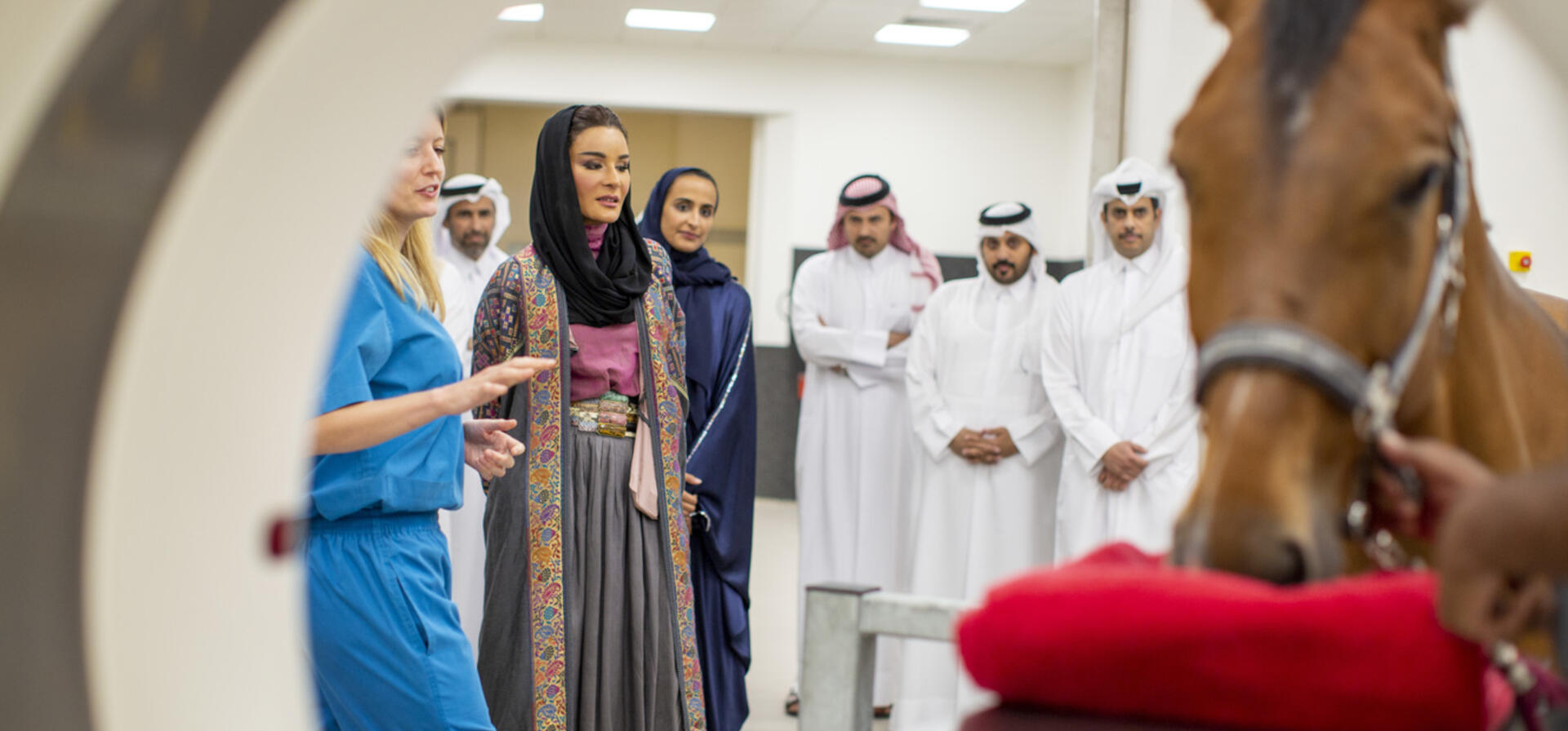 HH Sheikha Moza opens Equine Veterinary Medical Center