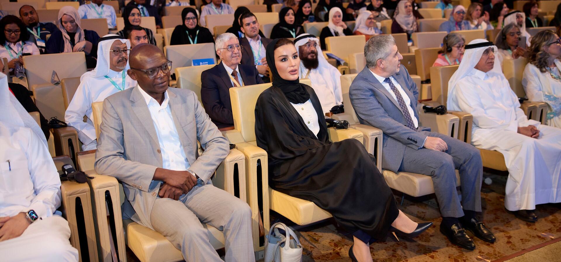 Her Highness attends the Opening of First World Congress of Bioethics Held in the Middle East
