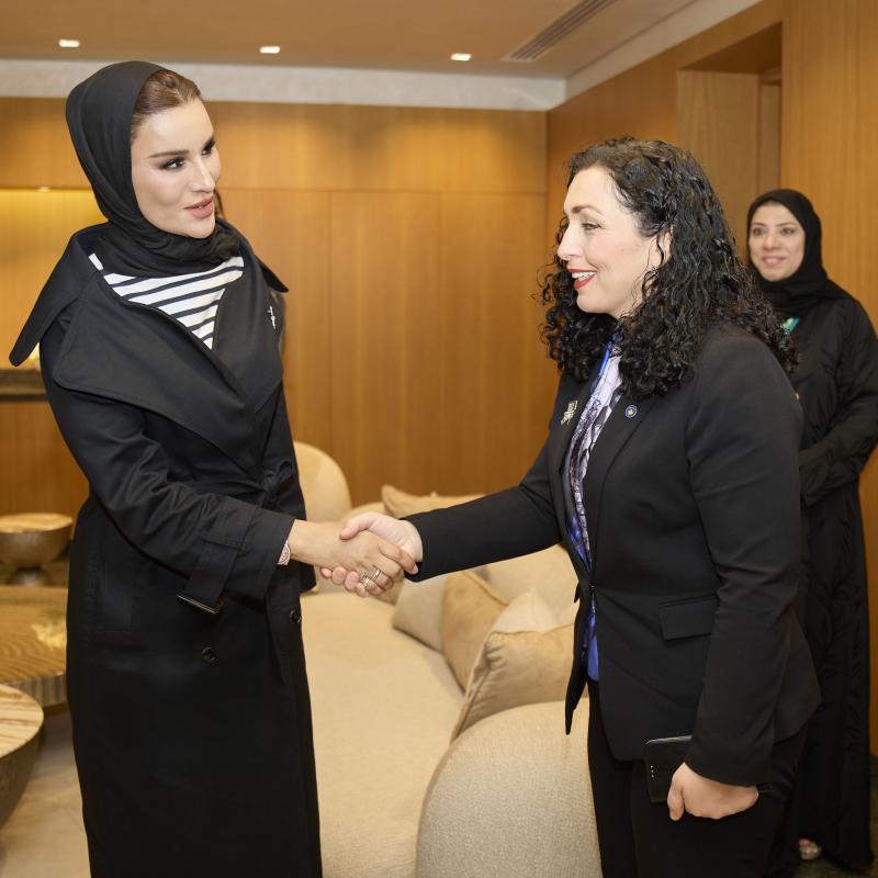 Her Highness meets with President of Kosovo 