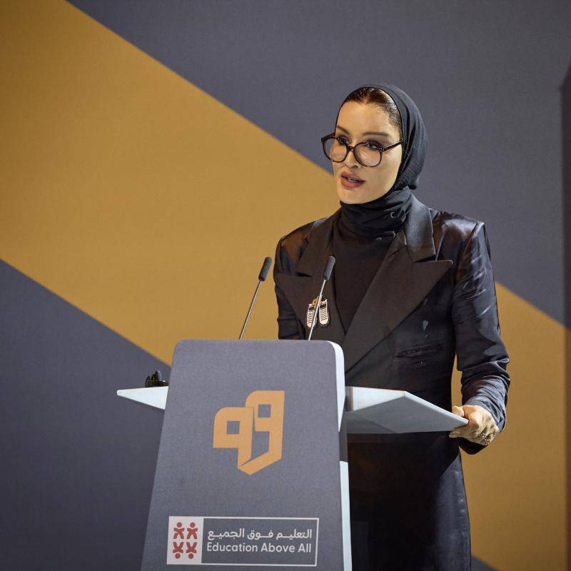 صاحبة السمو تحتفي بالذكرى الخامسة لليوم الدولي لحماية التعليم من الهجمات 