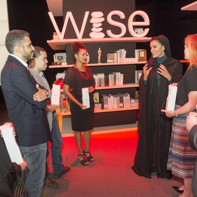 صاحبة السمو تلتقي الفائزين بجوائز /وايز 2015/