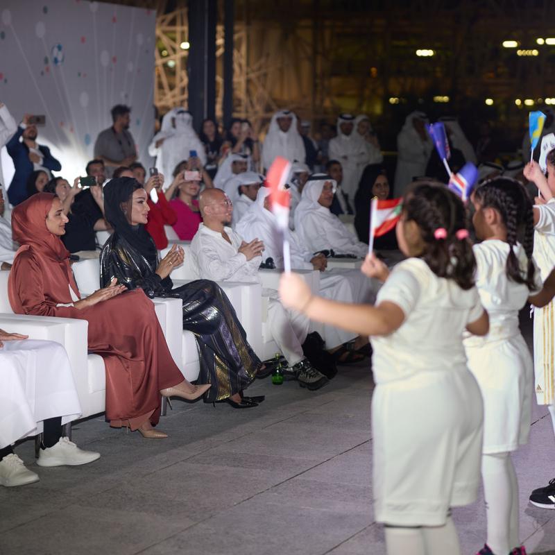 Her Highness Attends the Inauguration of art installation ‘Come Together’ AT QF
