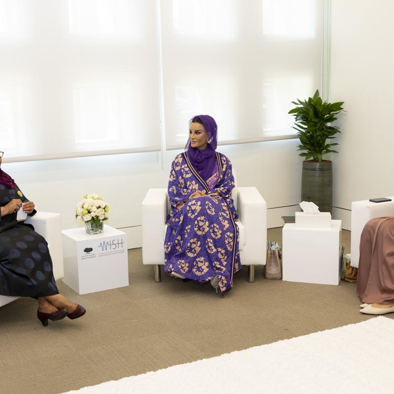Her Highness meets with the President of Tanzania 