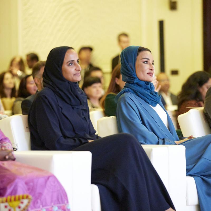 صاحبة السمو الشيخة موزا بنت ناصر تشهد الحفل الختامي لقمّة إرثنا التابعة لمؤسسة قطر