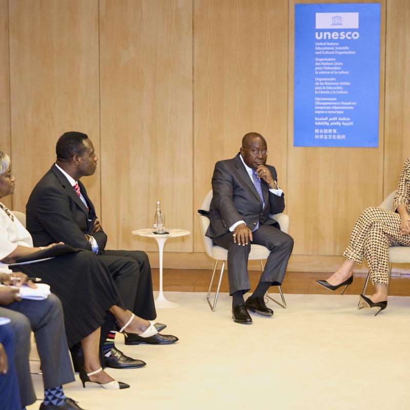 Her Highness meets with President of Ghana 