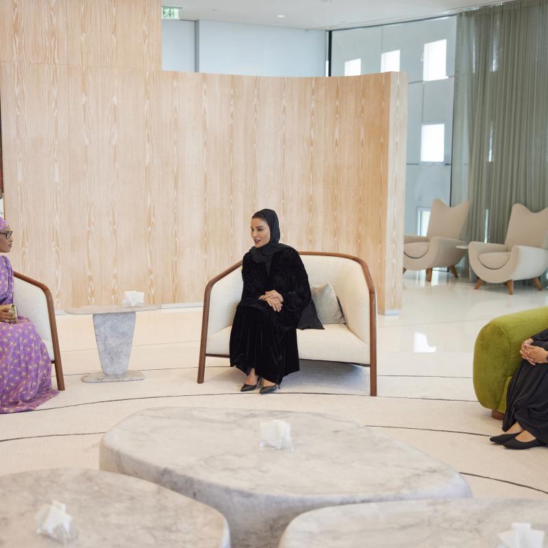 Her Highness meets with First Lady of The Gambia