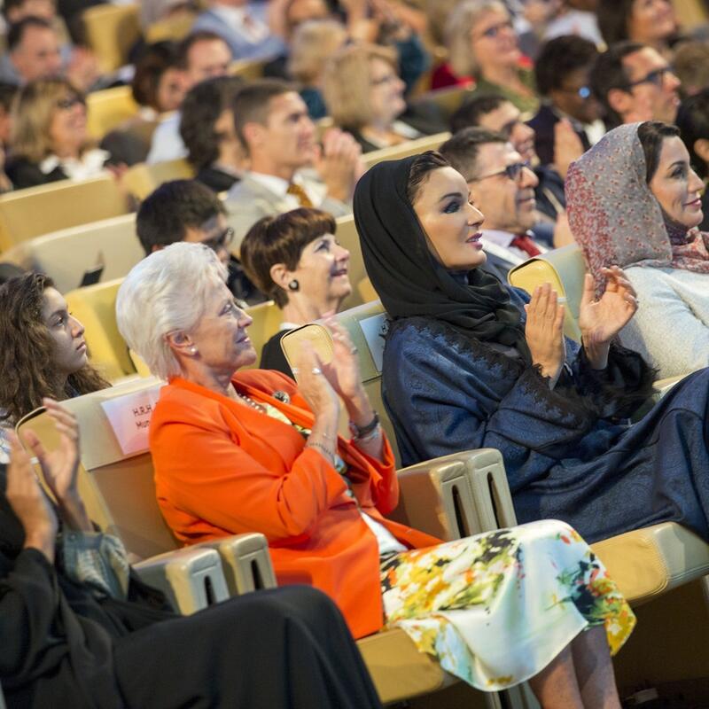 صاحبة السمو تشهد اختتام مؤتمر قمة ويش 2018