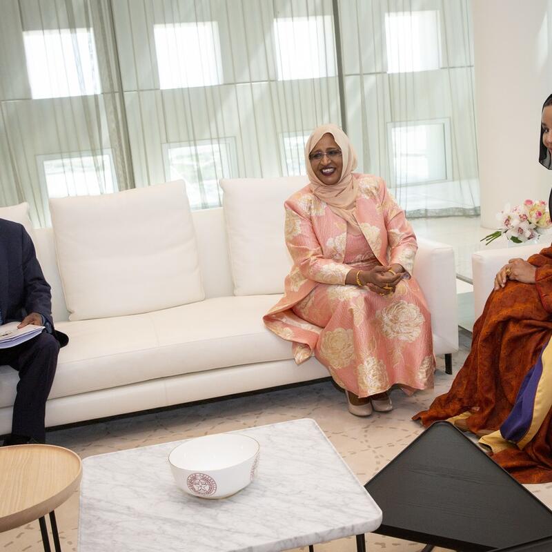 صاحبة السمو تجتمع بحرم فخامة رئيس الصومال 