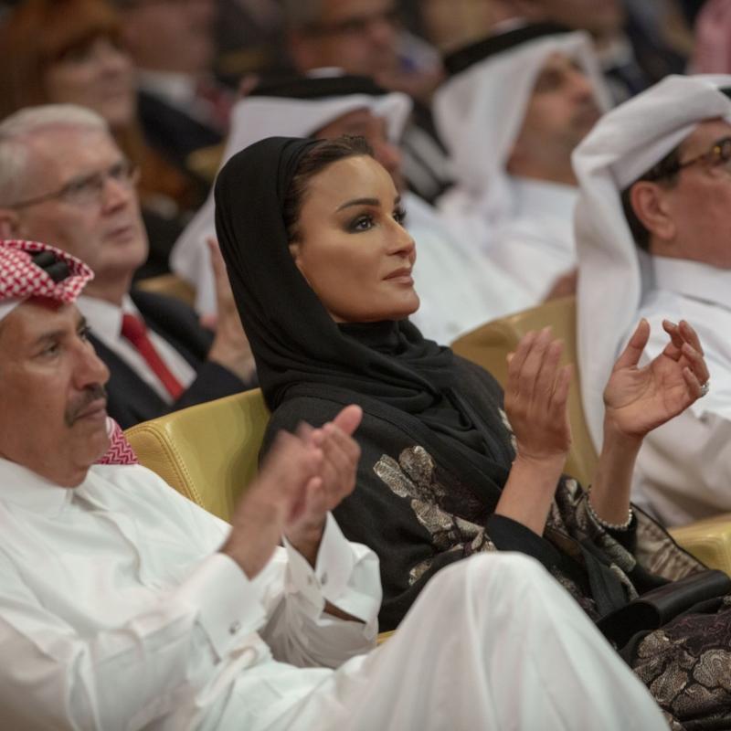 صاحبة السمو تشهد حفل إحياء الذكرى السنوية العاشرة لأوركسترا قطر الفلهارمونية 