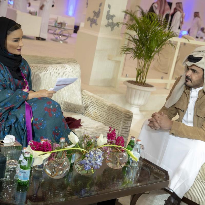 صاحبة السمو تحضر منافسات ثاني أيام الجولة الأولى من بطولة لونجين العالمية لقفز الحواجز