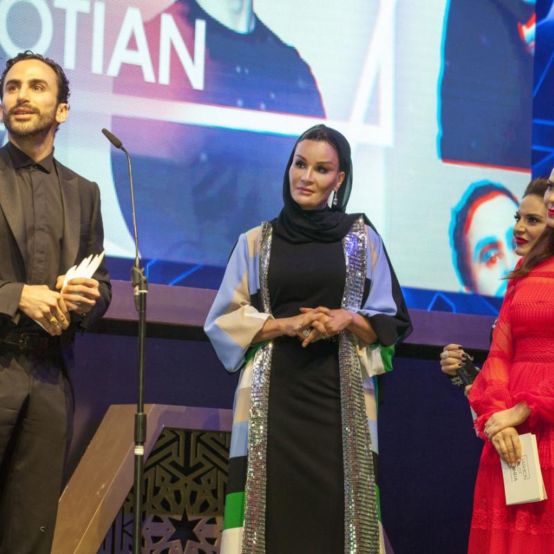 HH Sheikha Moza participates at inaugural Fashion Trust Arabia awards