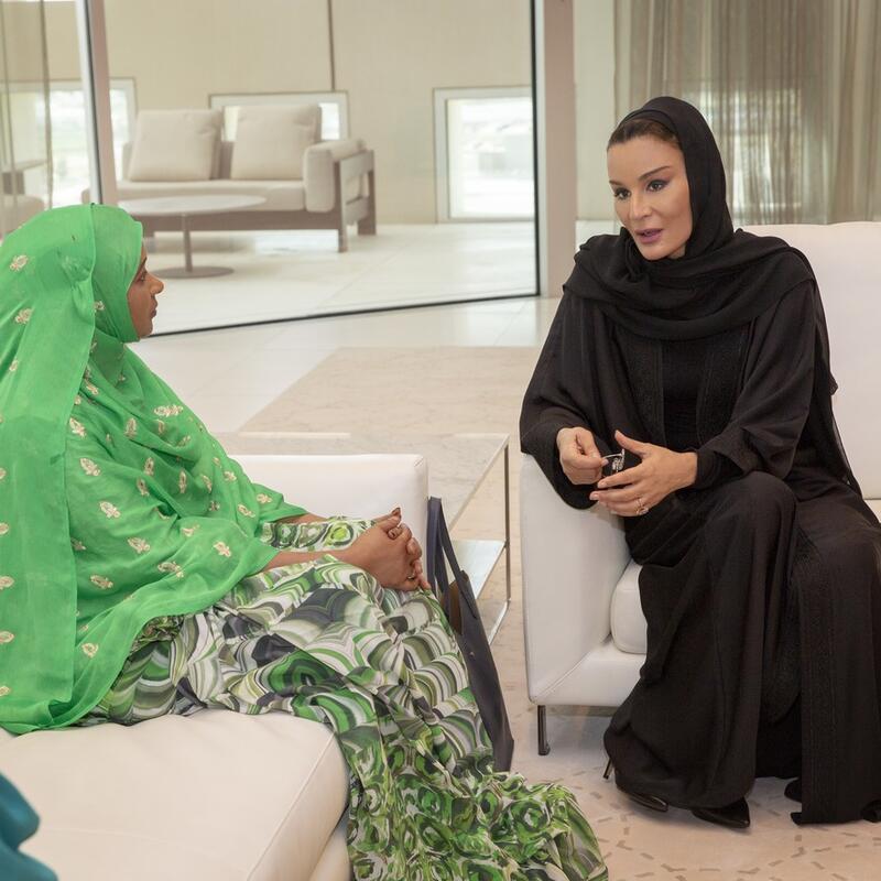 صاحبة السمو تجتمع برئيسة المجلس الفيدرالي الأثيوبي