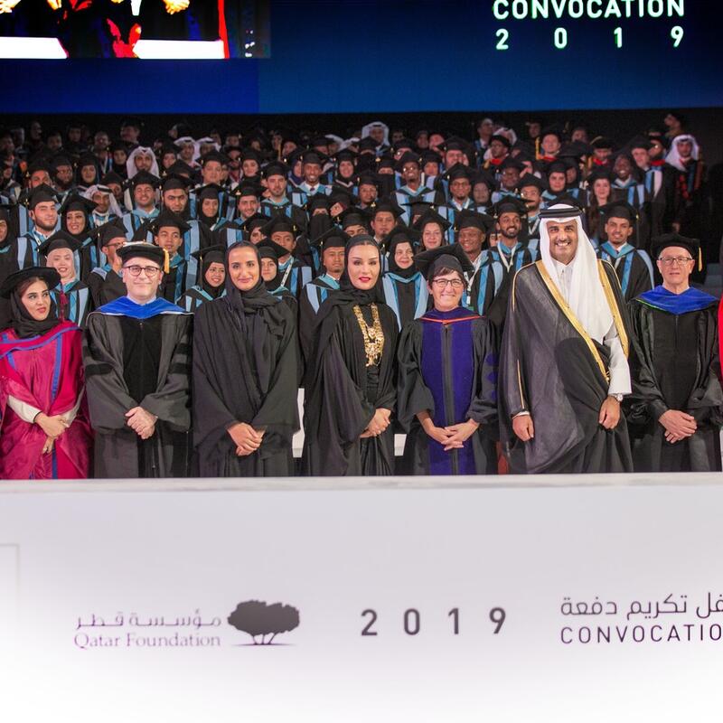 صاحب السمو أمير البلاد المفدى و صاحبة السمو يشهدان حفل تكريم مؤسسة قطر 2019