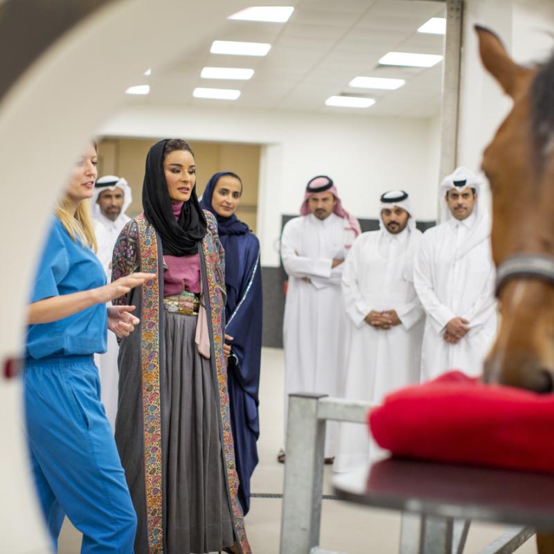 HH Sheikha Moza opens Equine Veterinary Medical Center
