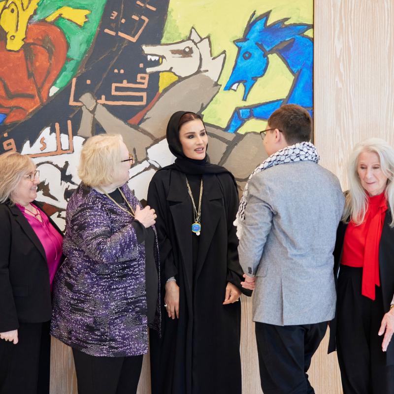 Her Highness meets with American Autism Leadership Delegation