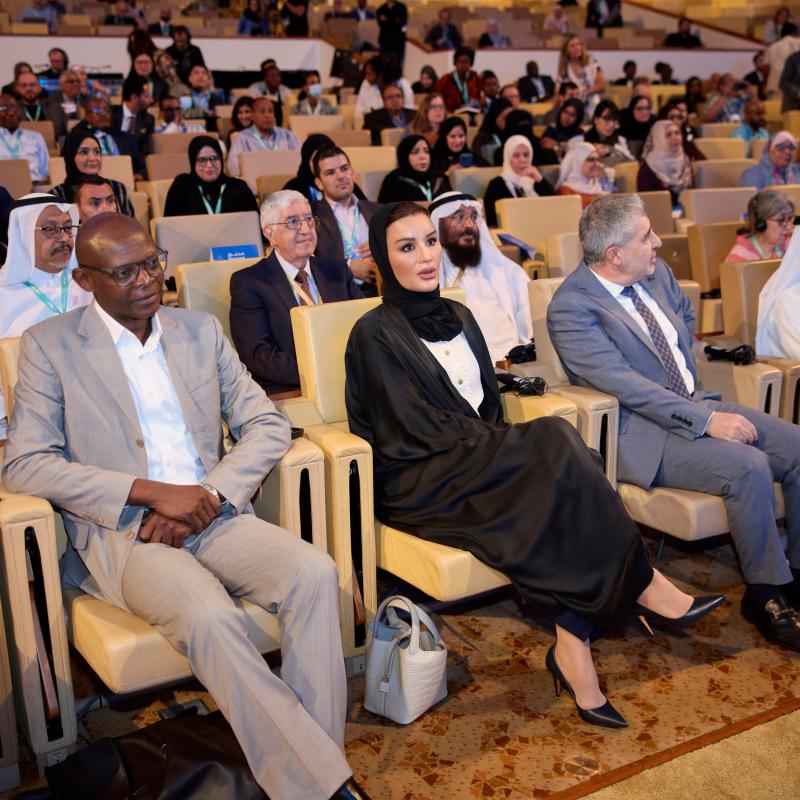 Her Highness attends the Opening of First World Congress of Bioethics Held in the Middle East