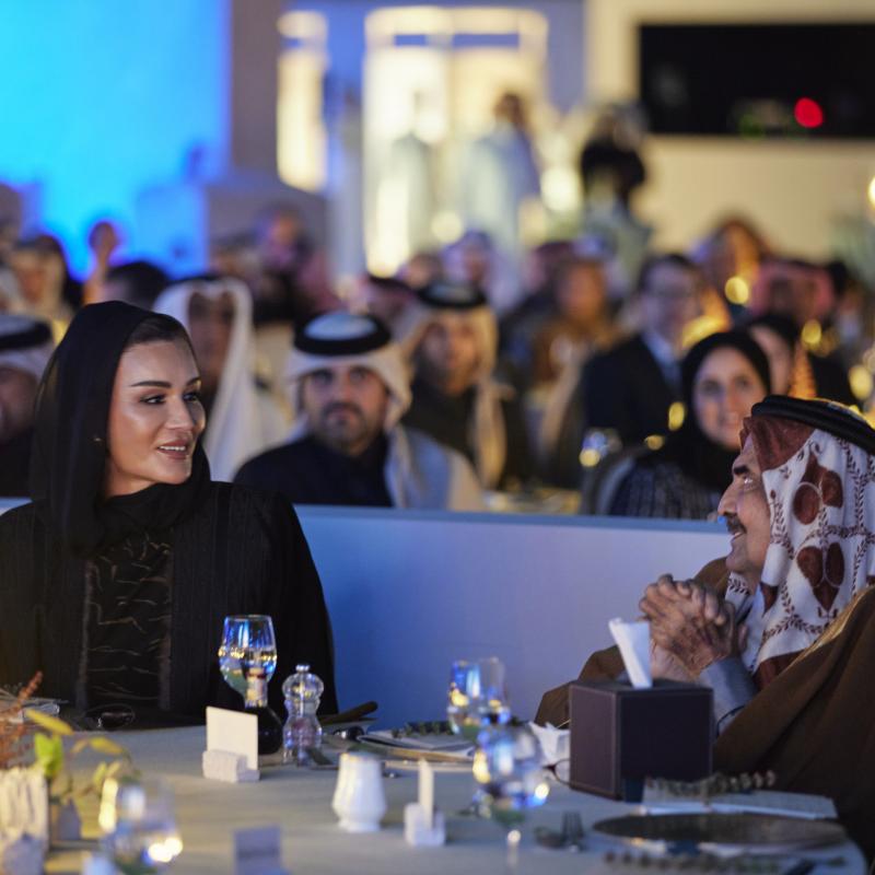 His Highness the Father Amir and Her Highness Sheikha Moza bint Nasser attend celebration of 30 years of Qatar Foundation