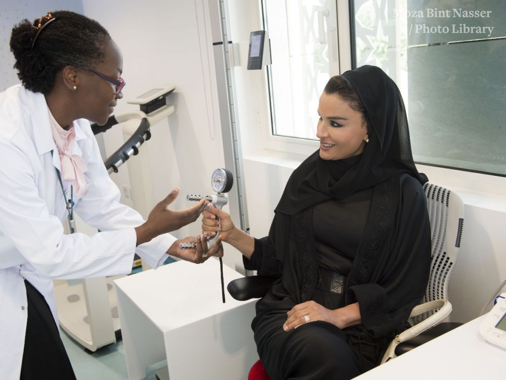 Her Highness Sheika Moza Bint Nasser officially opens Qatar BioBank and visits Translational Research Institute (iTRI) Her Highness Sheika Moza Bint Nasser officially opens Qatar BioBank and visits Translational Research Institute (iTRI)