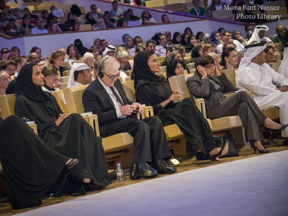 HH Sheikha Moza attends Second Annual Teaching and Learning Forum HH Sheikha Moza attends Second Annual Teaching and Learning Forum