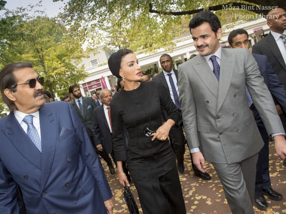 HH The Father Emir, HH Sheikha Moza attend closing events of Qatar Prix De L'Arc De Triomphe HH The Father Emir, HH Sheikha Moza attend closing events of Qatar Prix De L'Arc De Triomphe