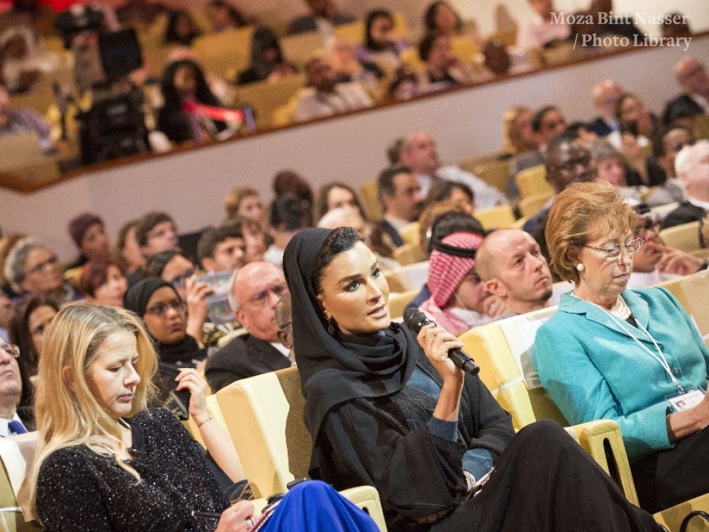 HH Sheikha Moza speaks at wise session on education, violence and armed conflict HH Sheikha Moza speaks at wise session on education, violence and armed conflict
