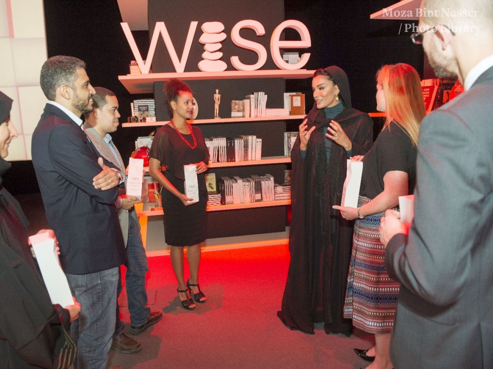 HH Sheikha Moza meets winners of WISE 2015 awards HH Sheikha Moza meets winners of WISE 2015 awards