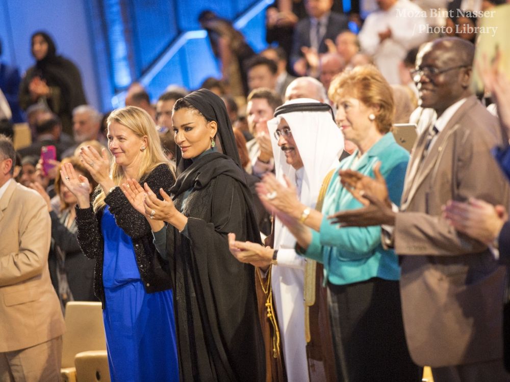 HH Sheikha Moza attends WISE closing session HH Sheikha Moza attends WISE closing session