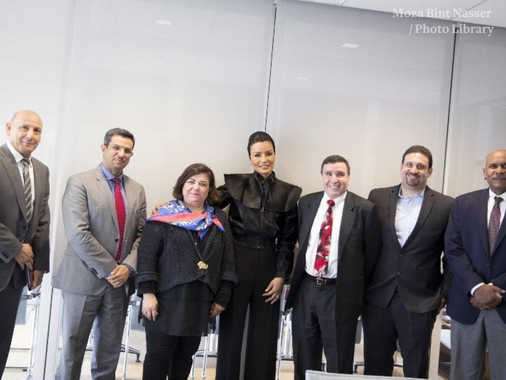 HH Sheikha Moza visits Harvard University and Massachusetts General Hospital HH Sheikha Moza visits Harvard University and Massachusetts General Hospital