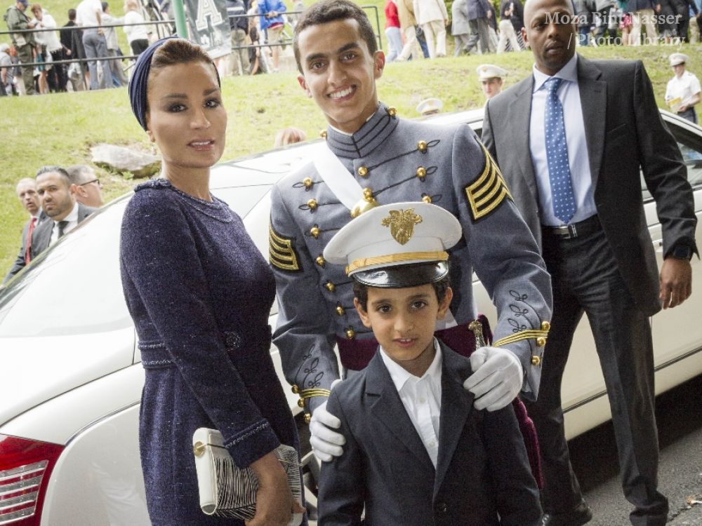 HH Sheikha Moza attends US Military Academy Graduation HH Sheikha Moza attends US Military Academy Graduation