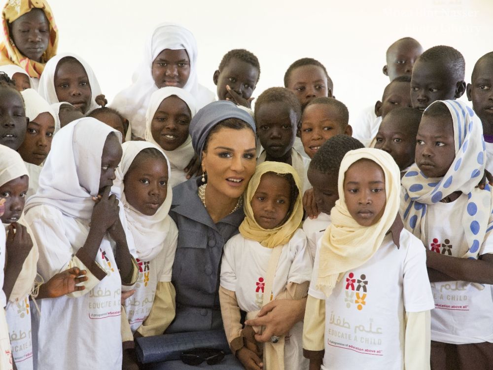 HH Sheikha Moza Visits Education And Employment Projects In Sudan HH Sheikha Moza Visits Education And Employment Projects In Sudan