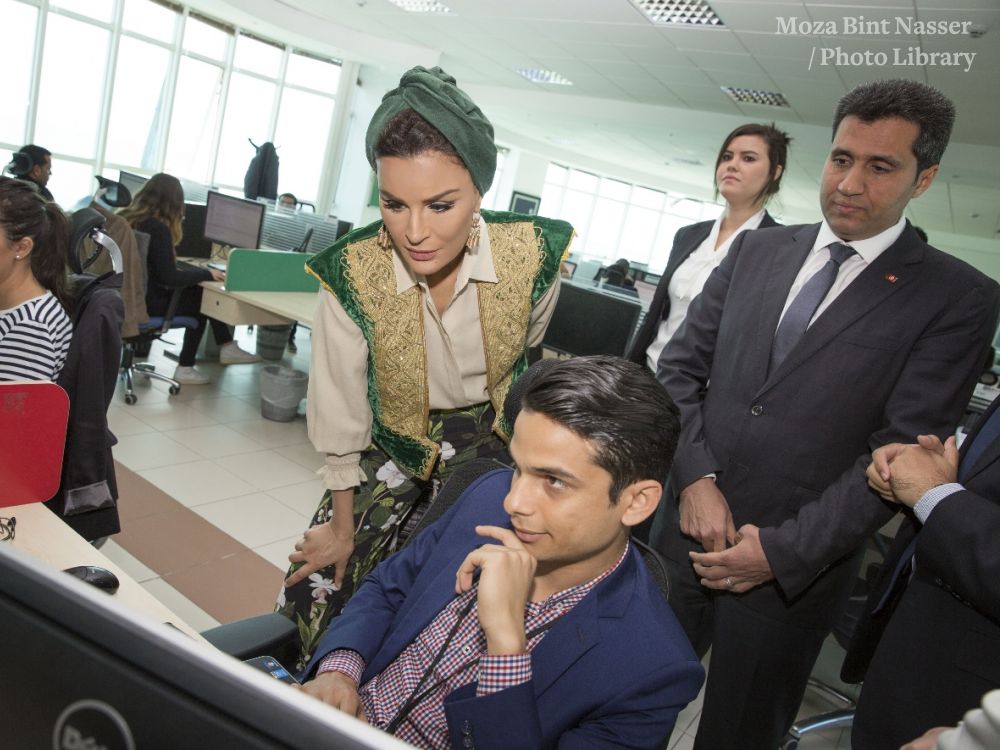 HH Sheikha Moza Bint Nasser Visits Vermeg Company, Meets Minister Of Communication Technologies And Digital Economy HH Sheikha Moza Bint Nasser Visits Vermeg Company, Meets Minister Of Communication Technologies And Digital Economy